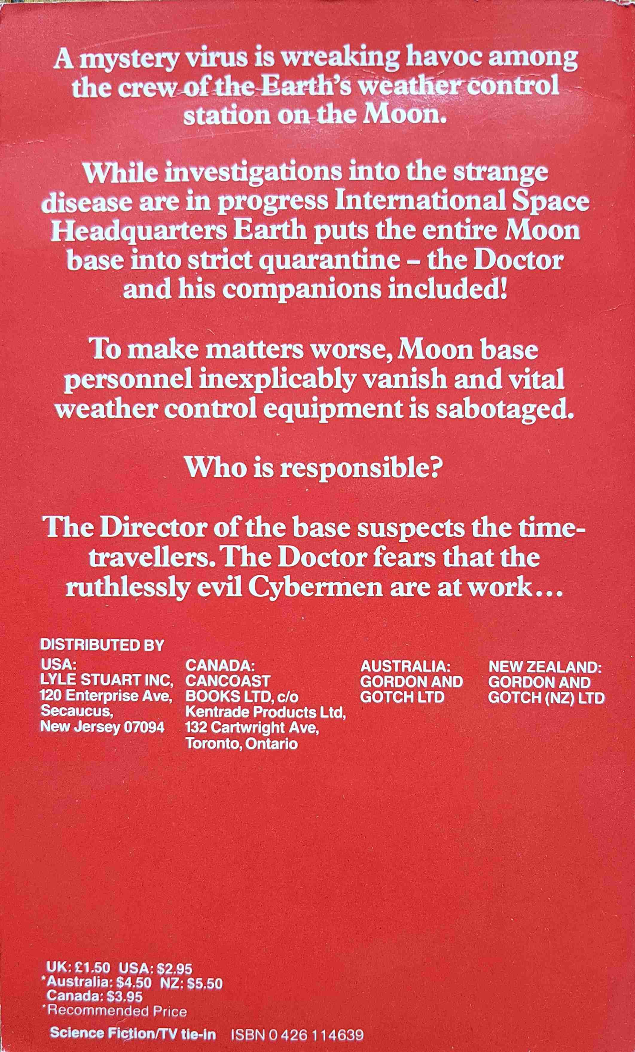 Back cover of 0-426-11463-9